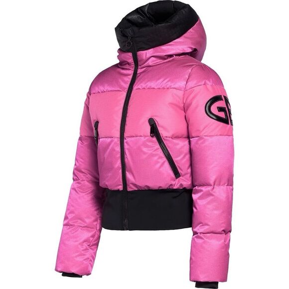 Goldbergh Fever Ski Jacket Pink Black Worn Once Womens Size US 4 Waterproof Down - Picture 5 of 11